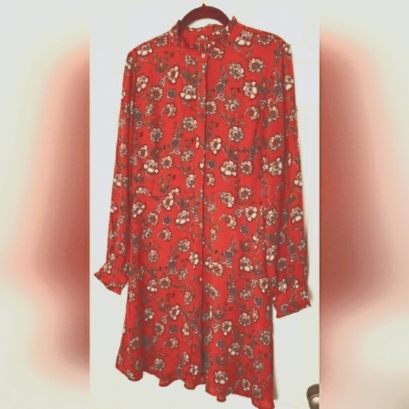 LOFT Floral Print Dress - NWOT - Picture 4 of 11